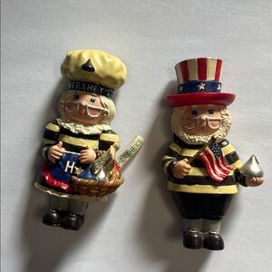 Patriotic- Hershey's Chocolate World collectible Elf magnets